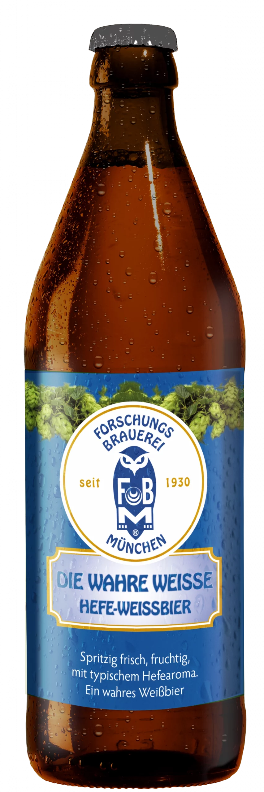 Die wahre Weisse, Hefeweissbier aus der Forschungsbrauerei Perlach