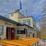 Eingang zum Bräustüberl und altes Sudhaus der Forschungsbrauerei in Perlach